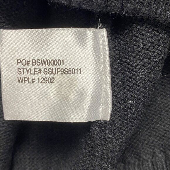 U.S. Polo Assn. Mens Striped Pullover Sweater Size M Gray & Black Cotton Blend - Picture 8 of 11